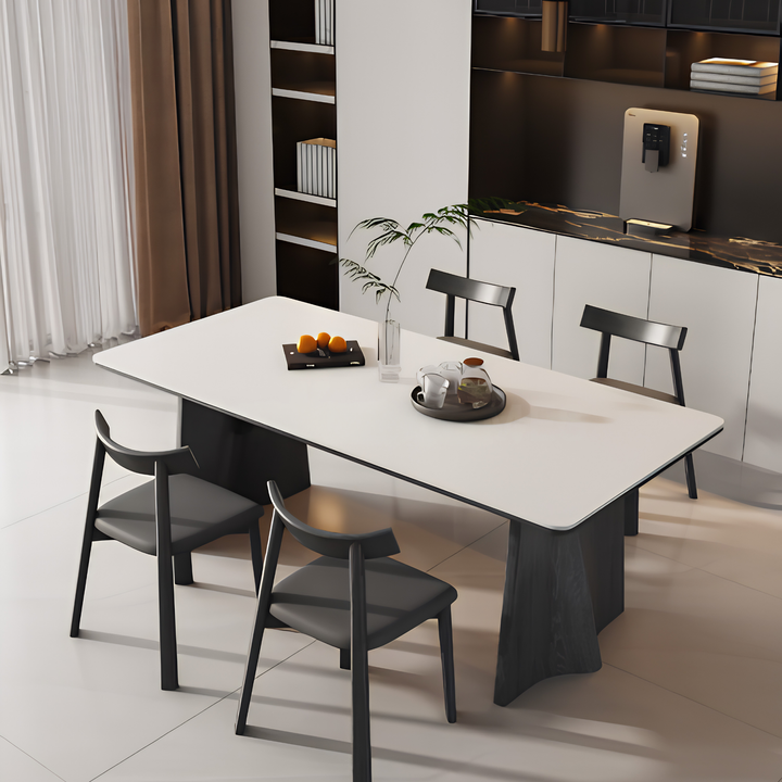 COLONNADE Modern Sintered Stone Dining Table - Urban Mood Singapore