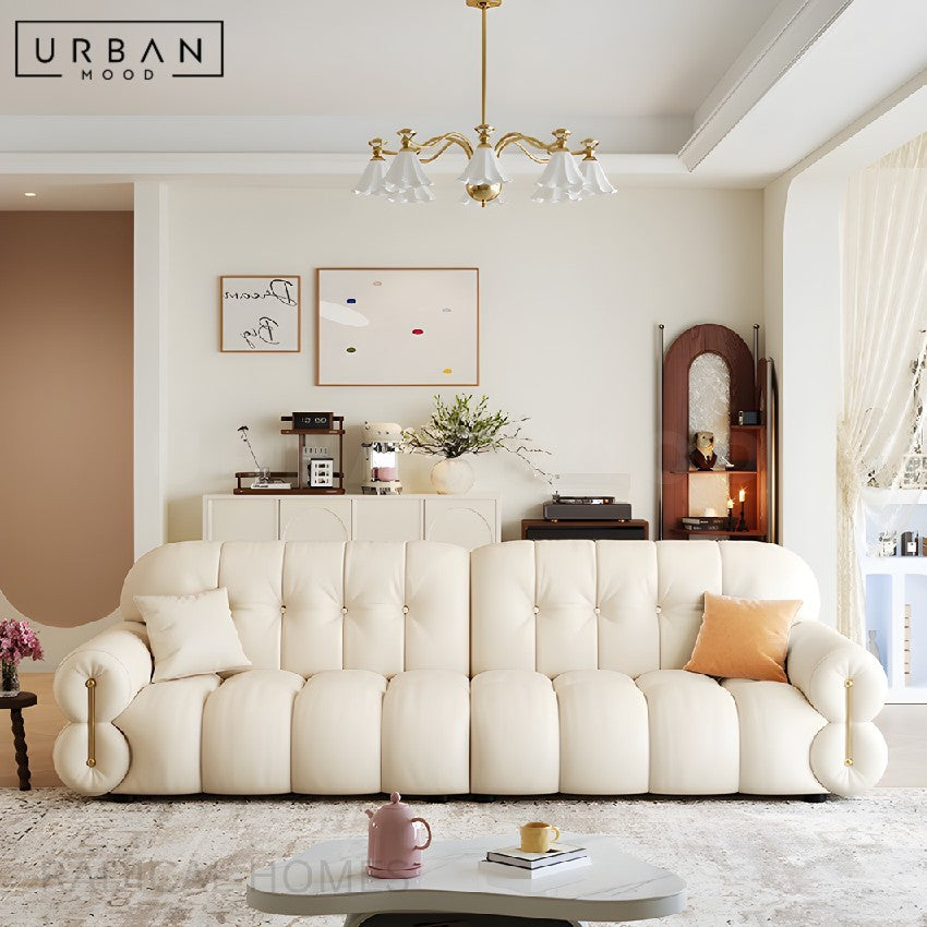 COLONY Modern Leather Sofa