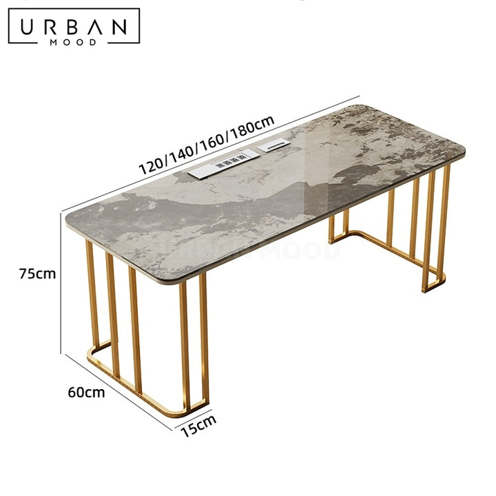 COMP Modern Sintered Stone Study Table