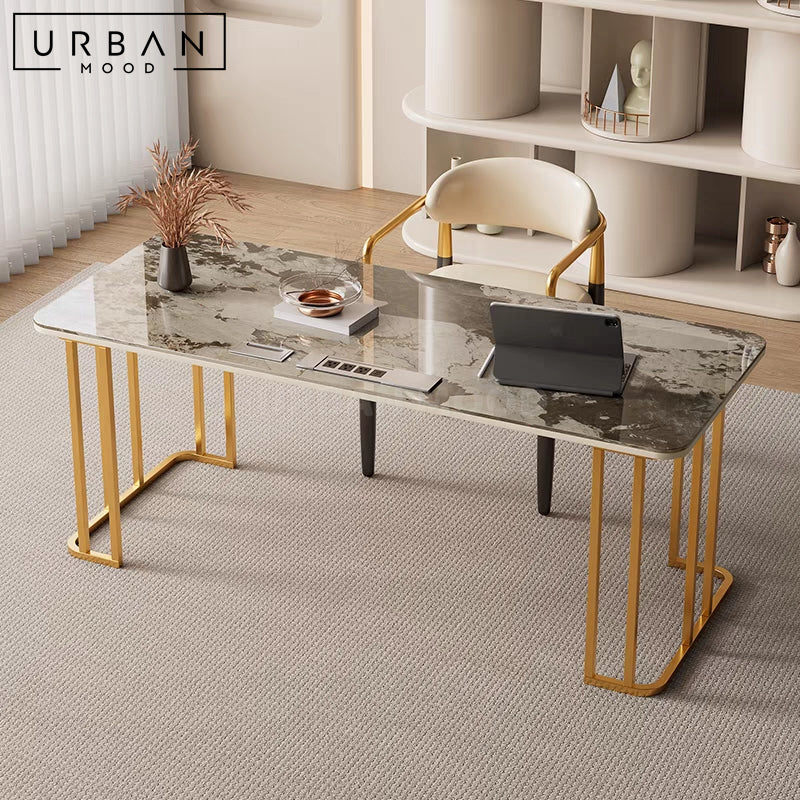 COMP Modern Sintered Stone Study Table – Urban Mood