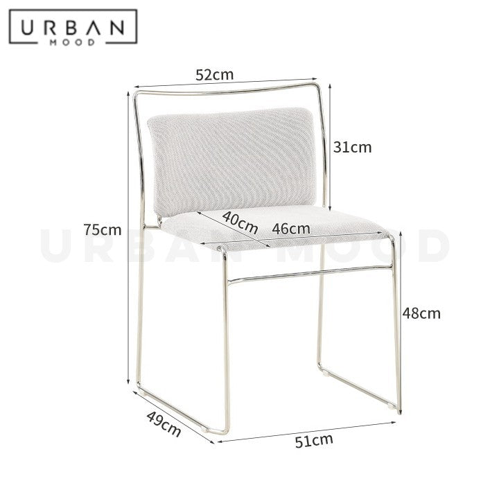 COPPENS Modern Fabric Dining Chair