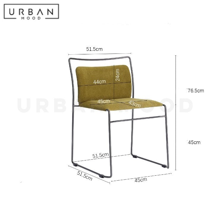 COPPENS Modern Fabric Dining Chair