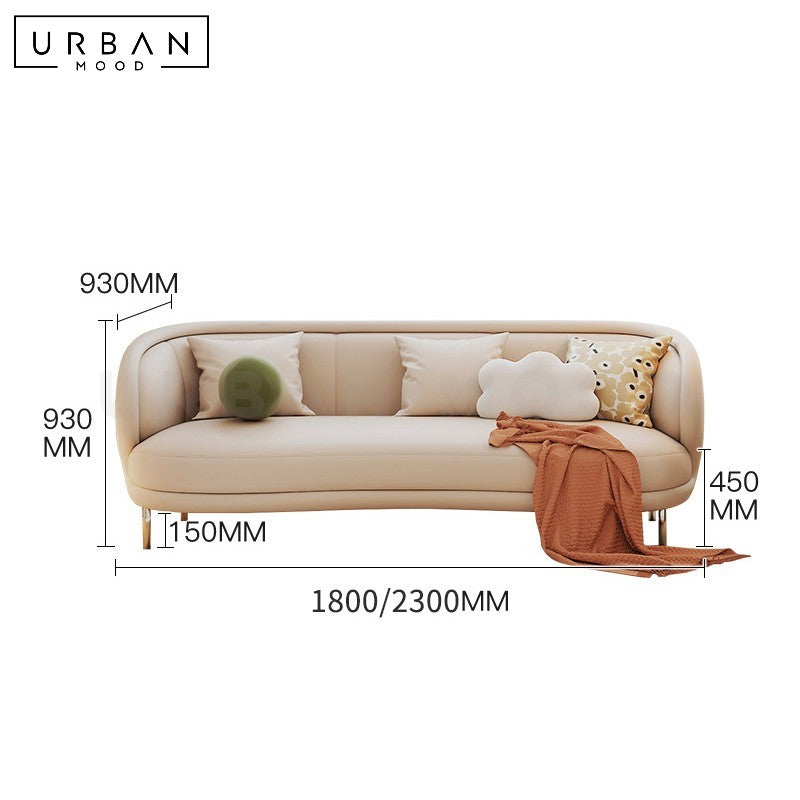 CORDEL Modern Leather Sofa