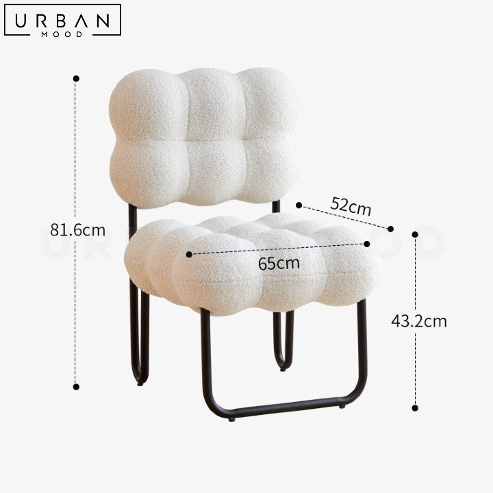 CORNEA Japandi Boucle Leisure Chair