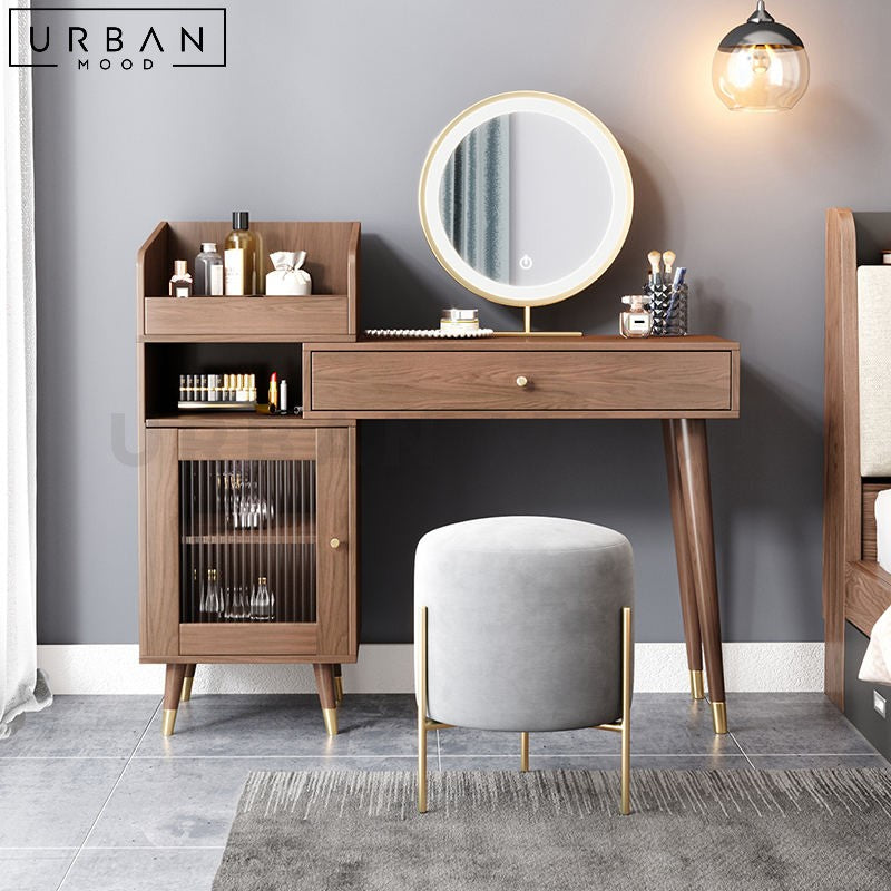CORNEL Rustic Vanity Table Set – Urban Mood