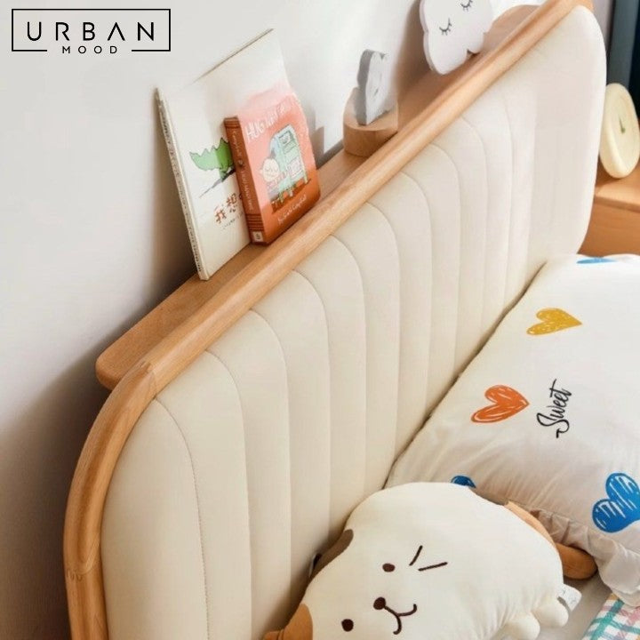 COUSIN Japandi Solid Wood Children Bedframe