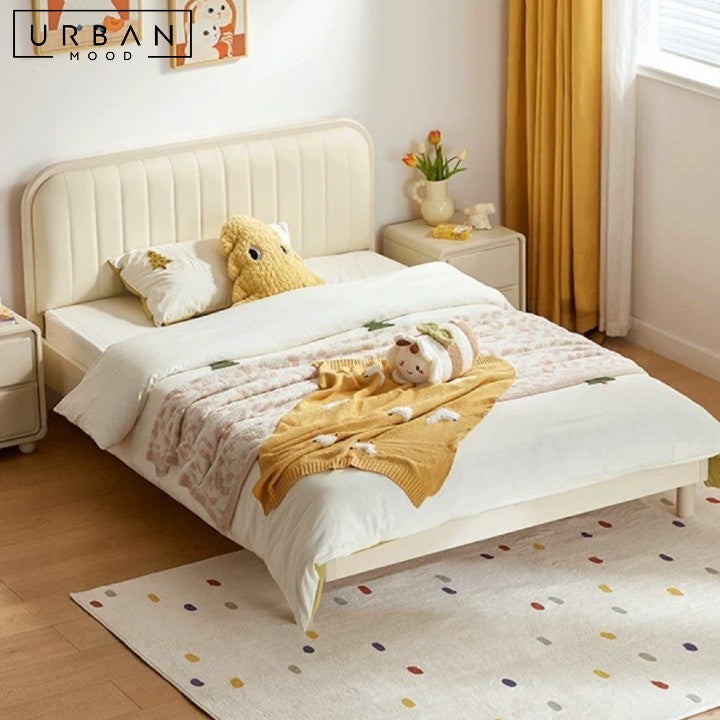 COUSIN Japandi Solid Wood Children Bedframe