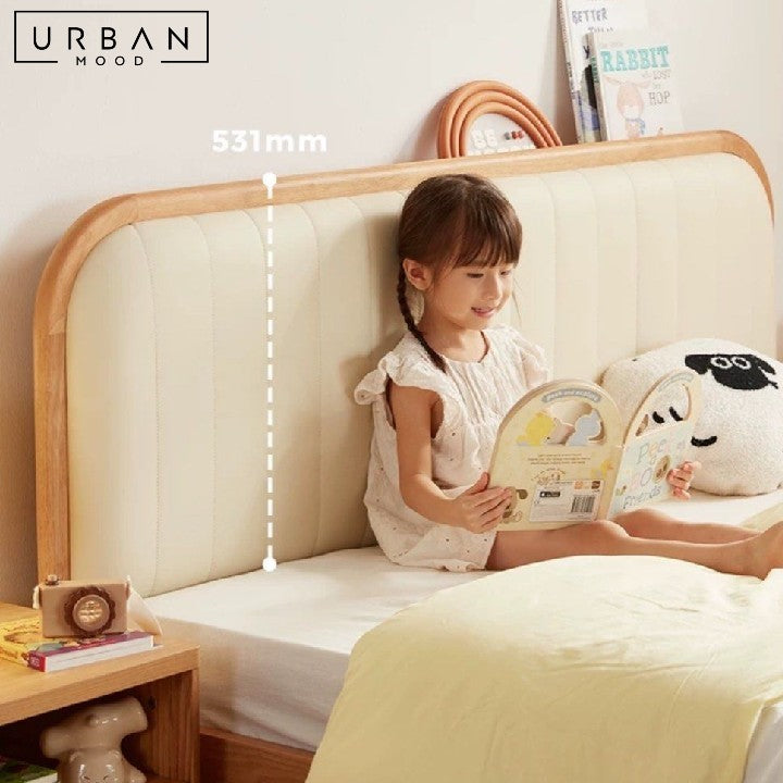 COUSIN Japandi Solid Wood Children Bedframe