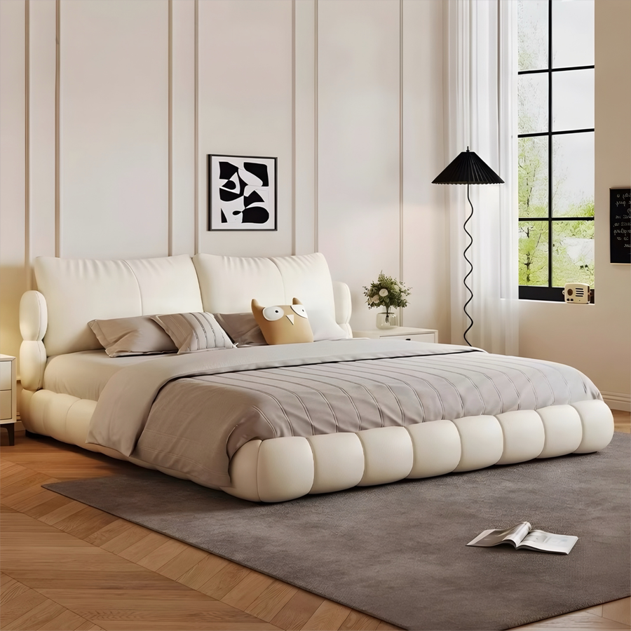 COVIS Modern Leather Bedframe ( Scratch Resistant) - Urban Mood Singapore