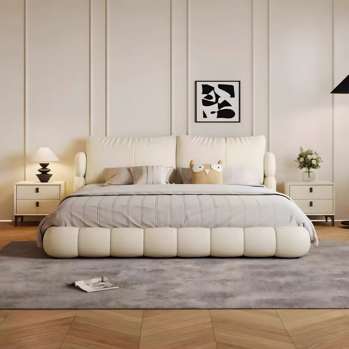 COVIS Modern Leather Bedframe ( Scratch Resistant) - Urban Mood Singapore