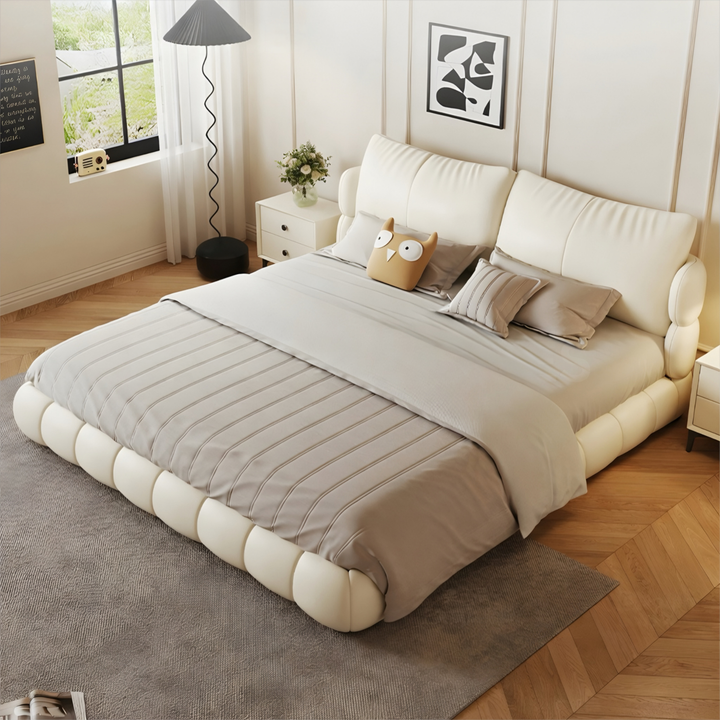 COVIS Modern Leather Bedframe ( Scratch Resistant) - Urban Mood Singapore