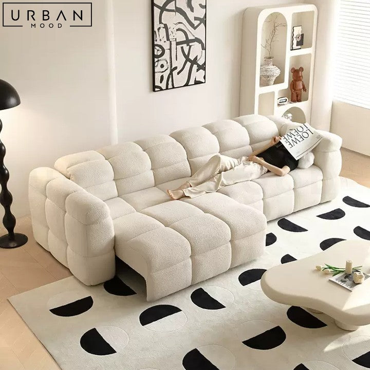 CRAWFO Modern Boucle Sofa