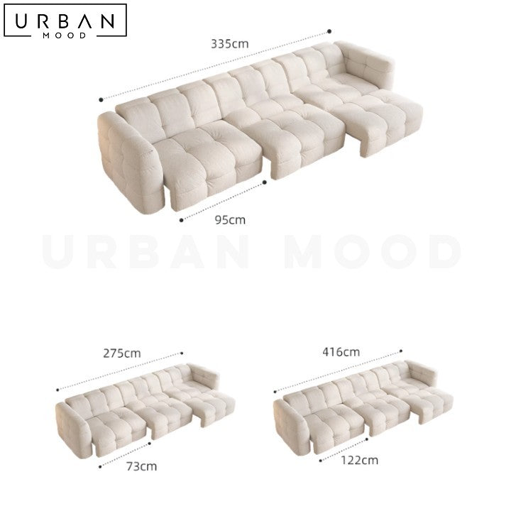 CRAWFO Modern Boucle Sofa
