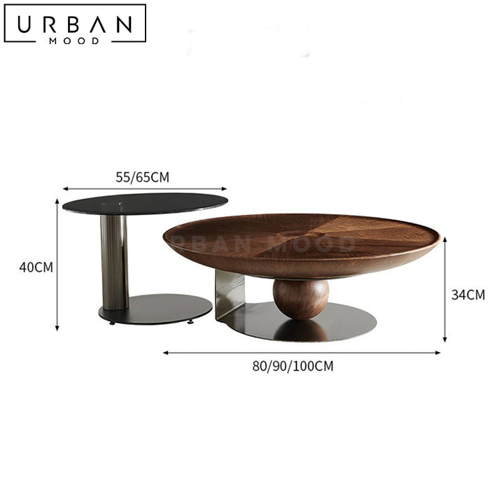 CREDO Modern Round Coffee Table