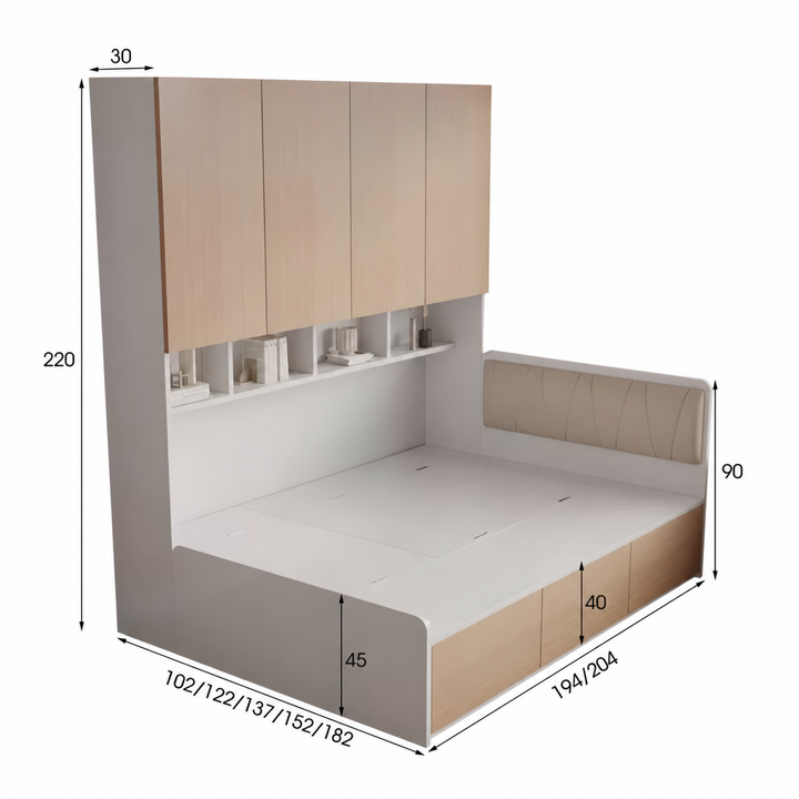 CROSSBOW Modern Storage Bedframe - Urban Mood Singapore