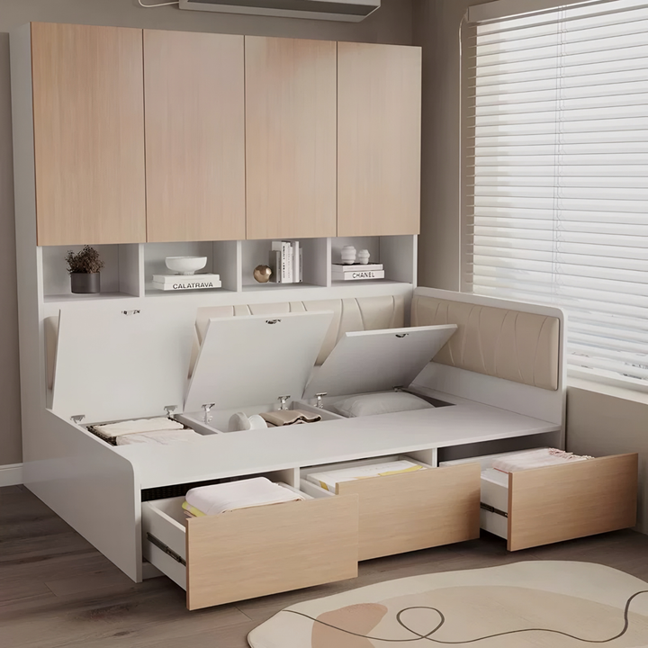 CROSSBOW Modern Storage Bedframe - Urban Mood Singapore