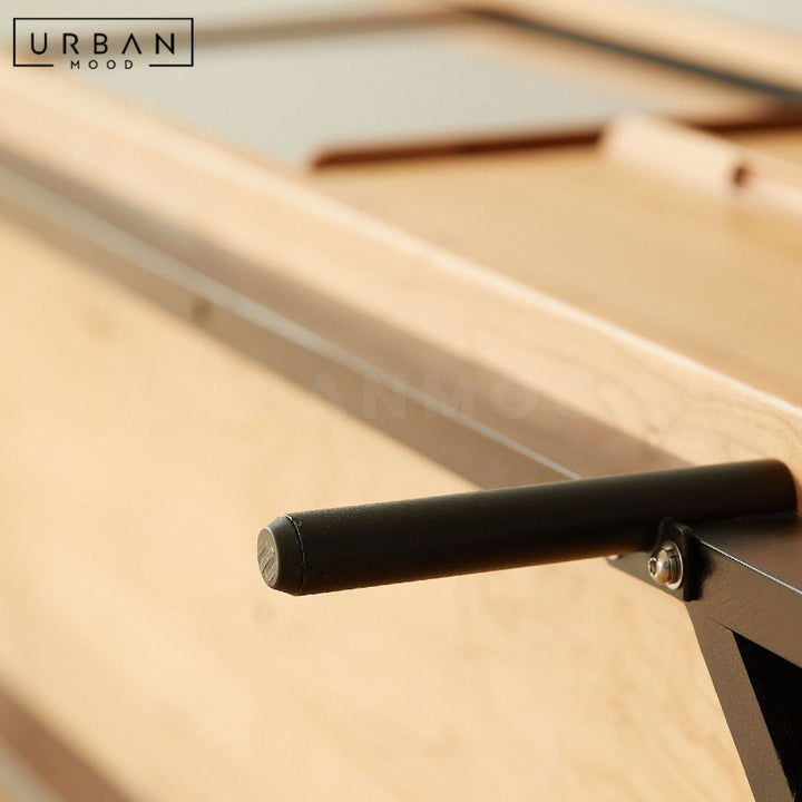 CRUSO Modern Solid Wood TV Console