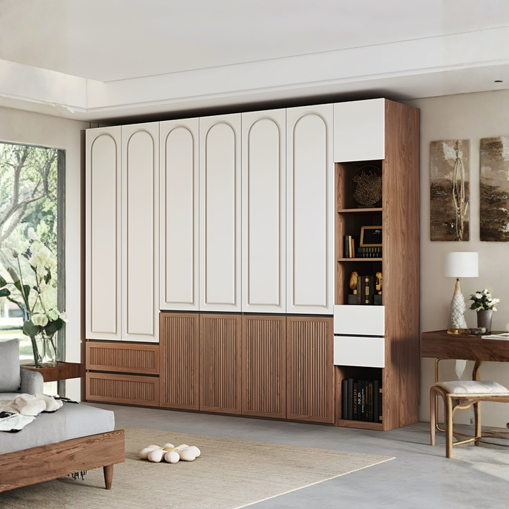CUBEN Modern Solid Wood Wardrobe - Urban Mood Singapore