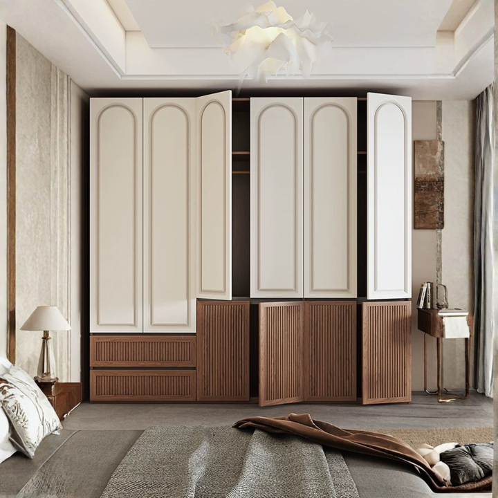 CUBEN Modern Solid Wood Wardrobe - Urban Mood Singapore