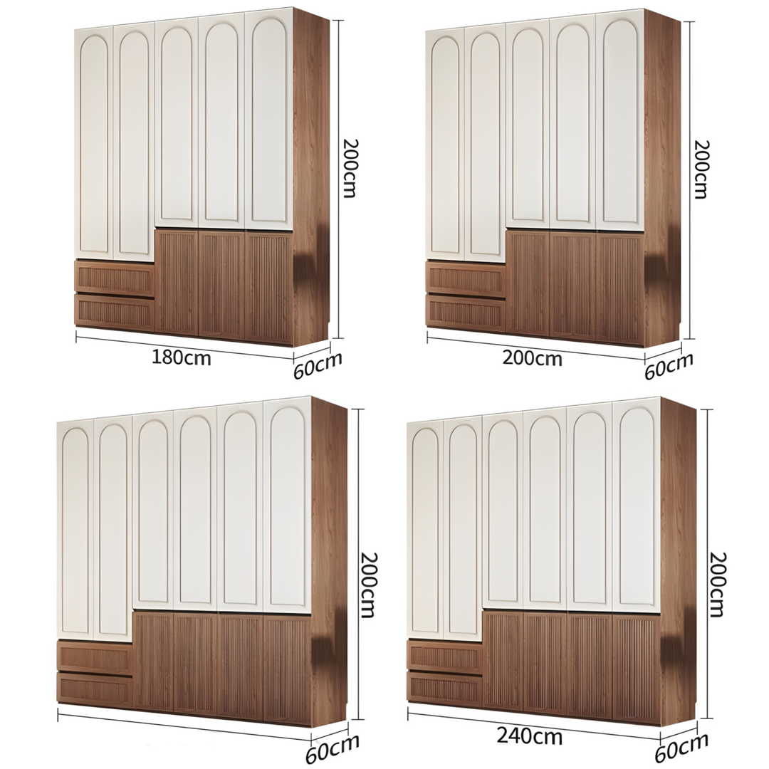 CUBEN Modern Solid Wood Wardrobe - Urban Mood Singapore