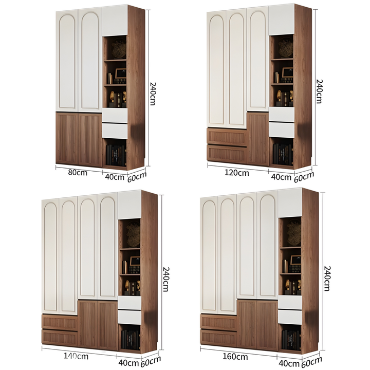 CUBEN Modern Solid Wood Wardrobe - Urban Mood Singapore