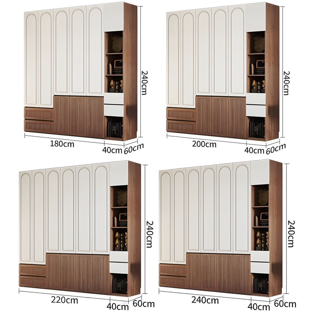CUBEN Modern Solid Wood Wardrobe - Urban Mood Singapore