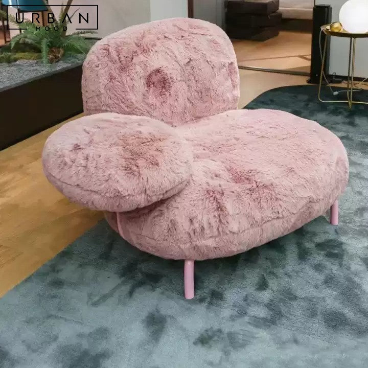 ENCA Modern Velvet Lounge Chair