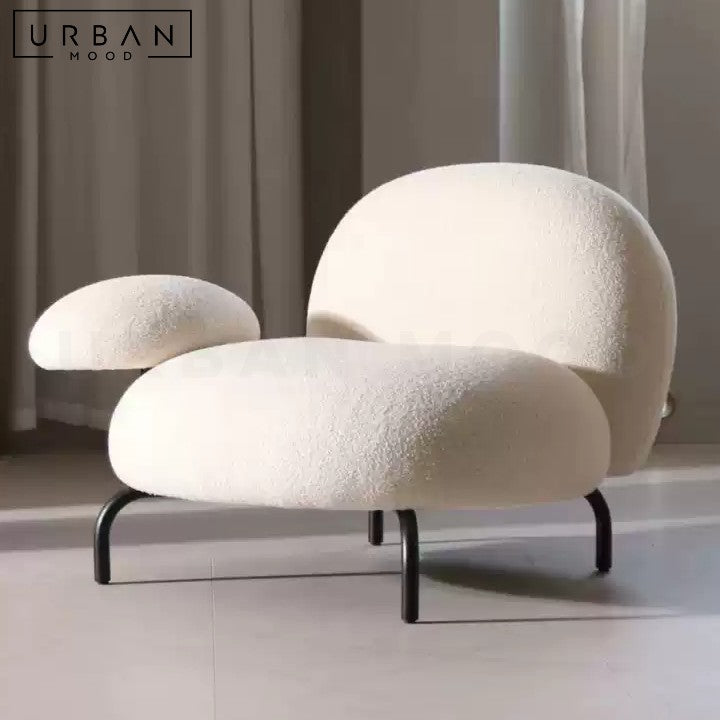 ENCA Modern Velvet Lounge Chair