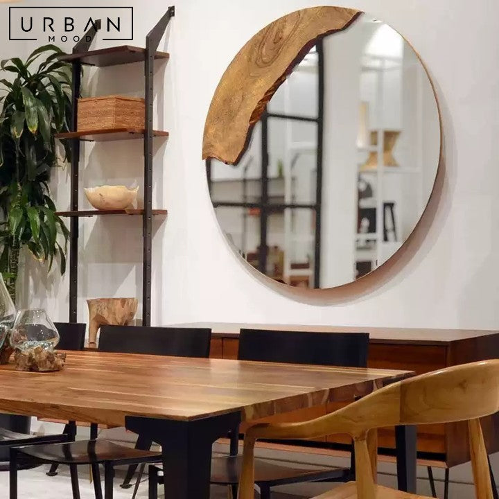 CUERO Modern Round Wall Mirror