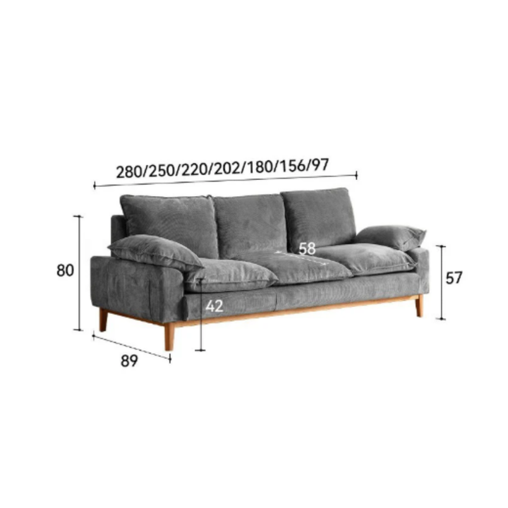 CYRANO Japanese Fabric Sofa - Urban Mood Singapore