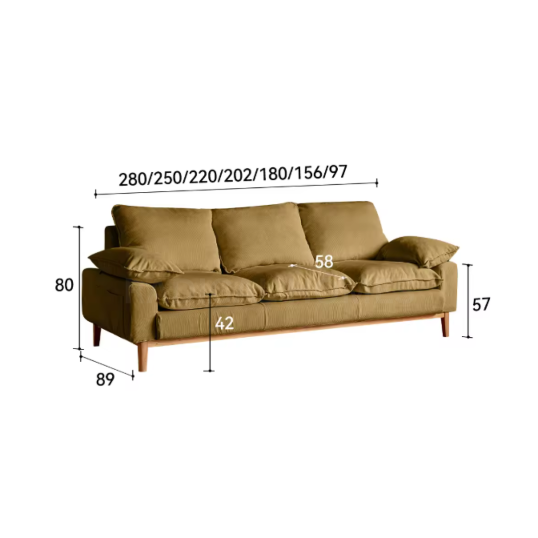 CYRANO Japanese Fabric Sofa - Urban Mood Singapore