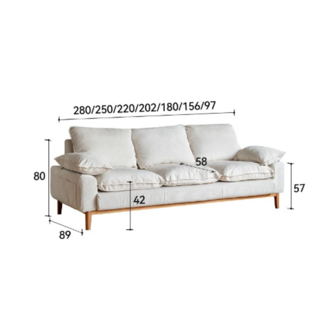 CYRANO Japanese Fabric Sofa - Urban Mood Singapore
