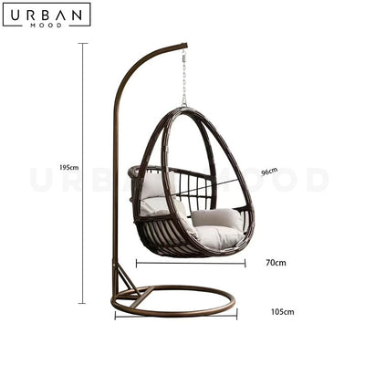 CYZARIN Modern Swing Chair