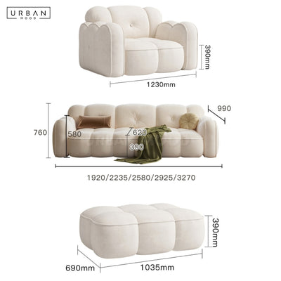 CADIA Modern Velvet Sofa