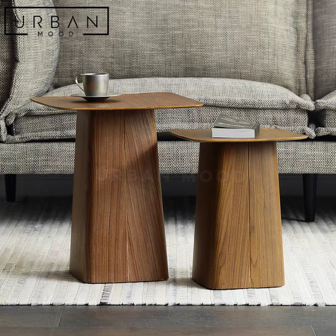 CARLTON Modern Solid Wood Side Table