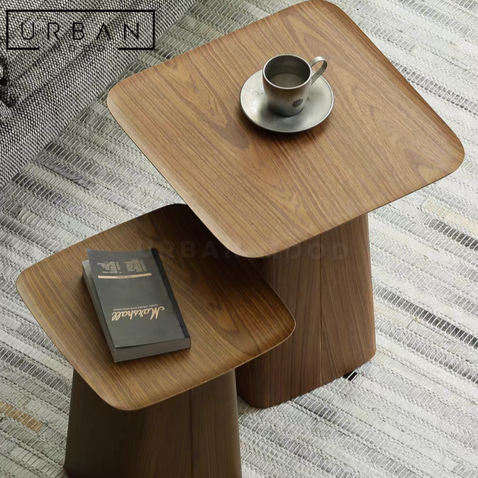 CARLTON Modern Solid Wood Side Table