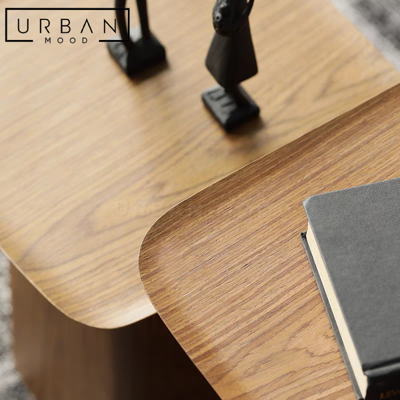 CARLTON Modern Solid Wood Side Table – Urban Mood
