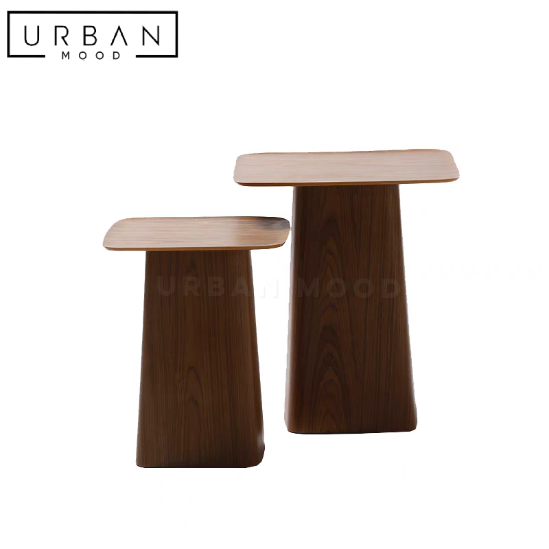 CARLTON Modern Solid Wood Side Table