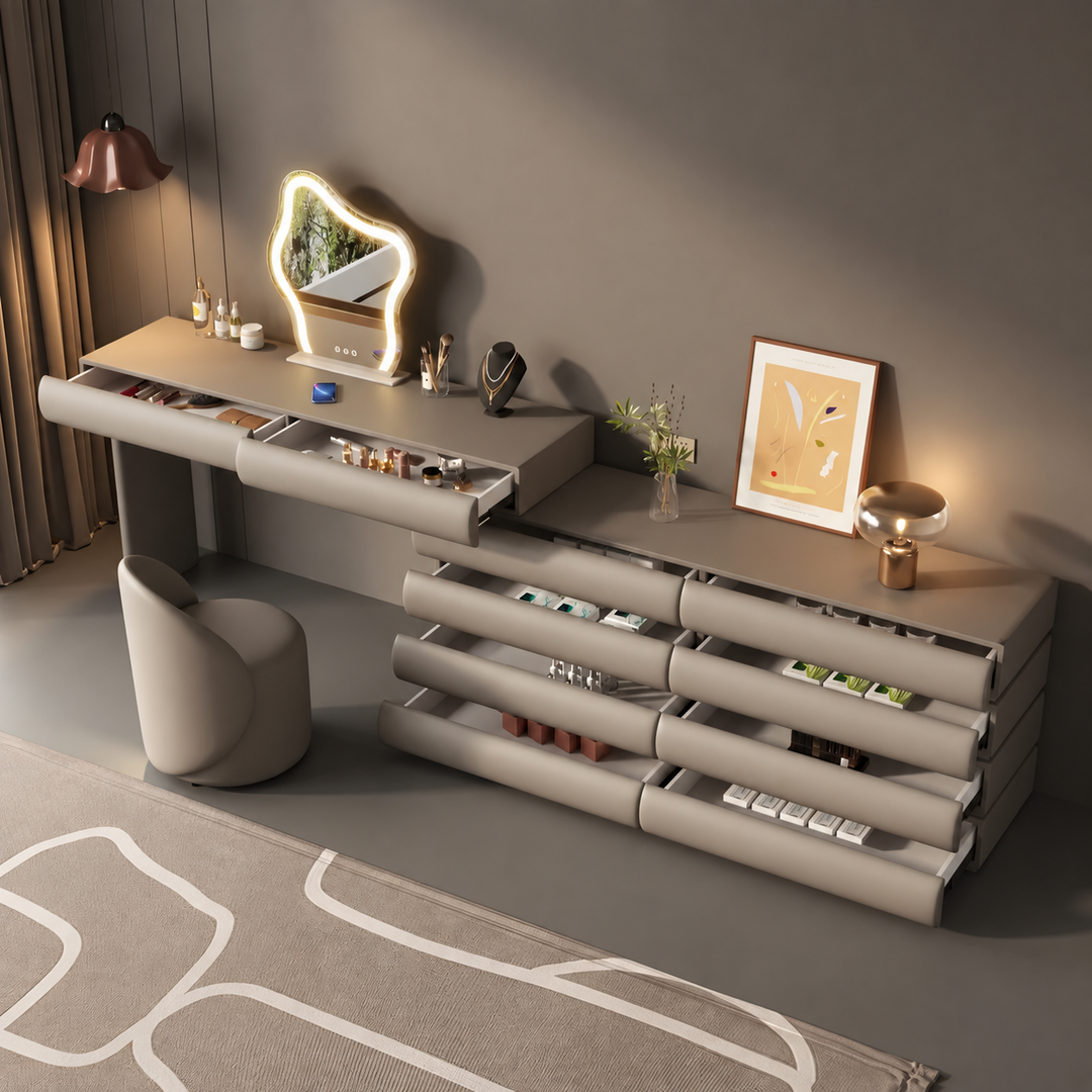 NIVORA Modern Vanity Table Set - Cassa Haus Singapore