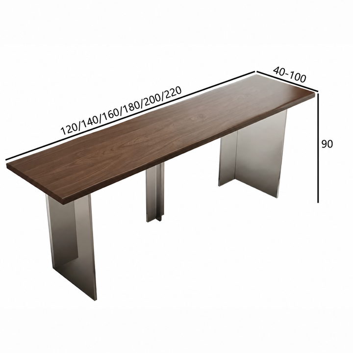 VALMERE Modern Solid Wood Study Table - Urban Mood Singapore