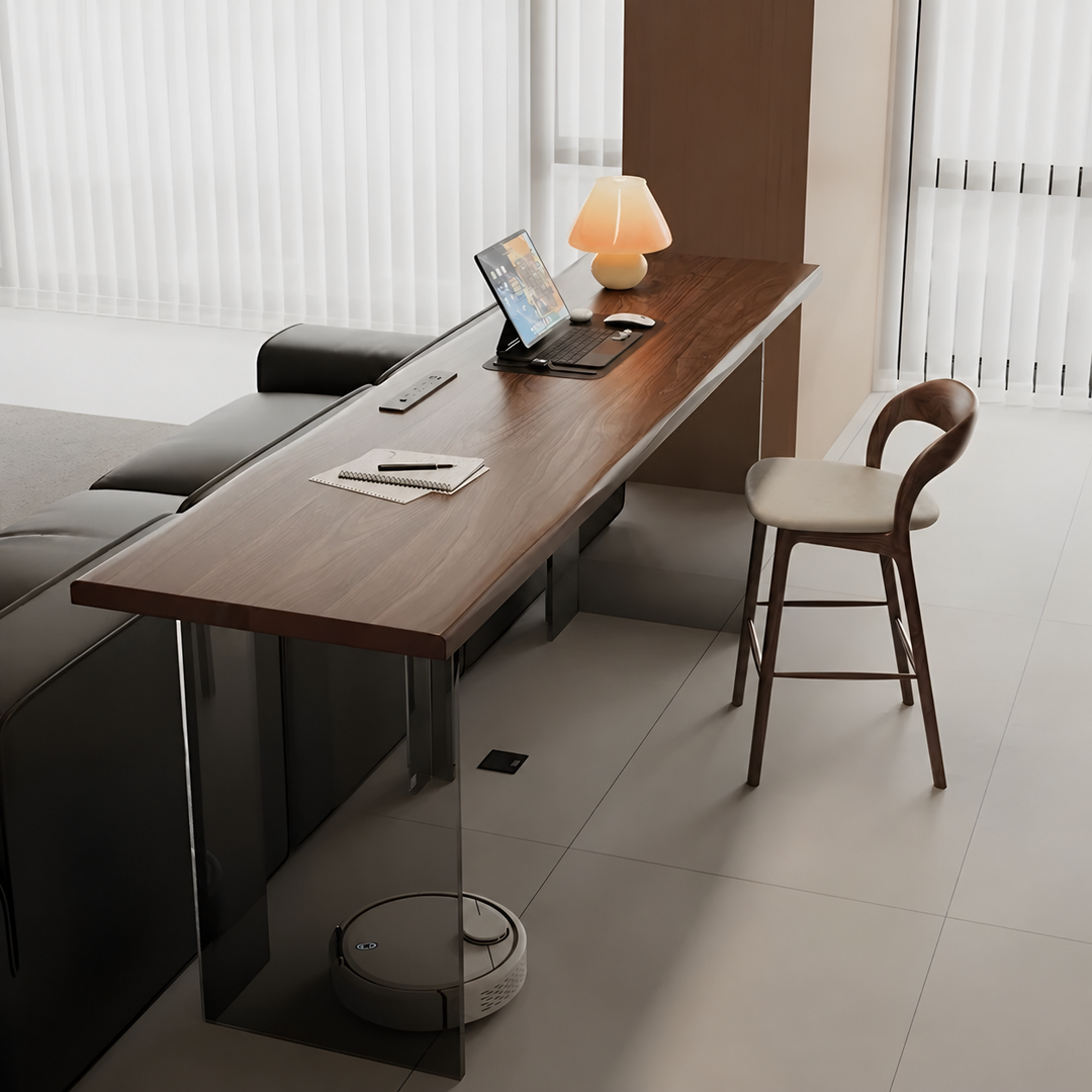 VALMERE Modern Solid Wood Study Table - Urban Mood Singapore