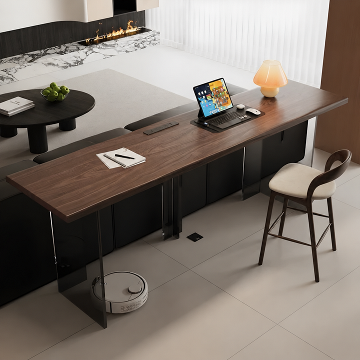 VALMERE Modern Solid Wood Study Table - Urban Mood Singapore
