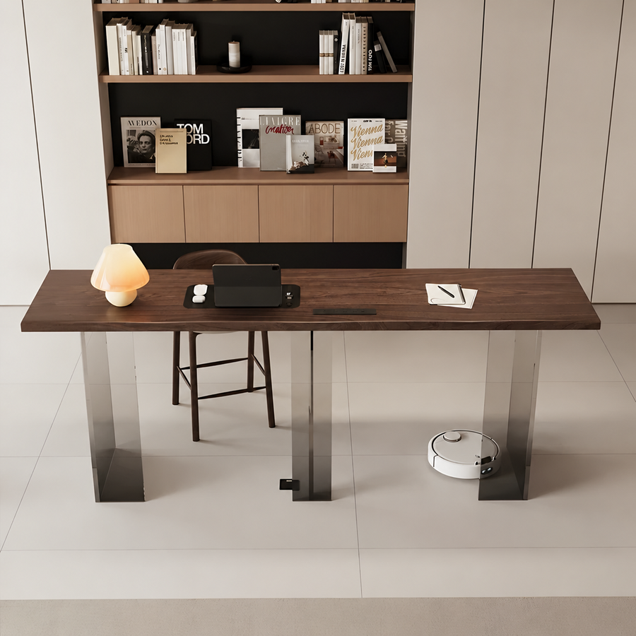 VALMERE Modern Solid Wood Study Table - Urban Mood Singapore