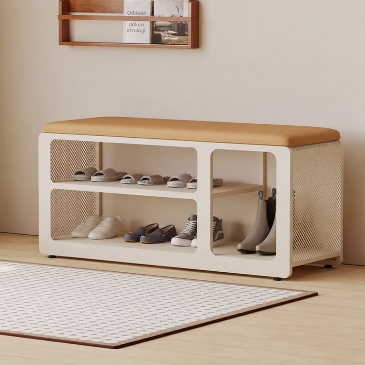 ELOMIR Minimalist Entryway Shoe Bench - Urban Mood Singapore