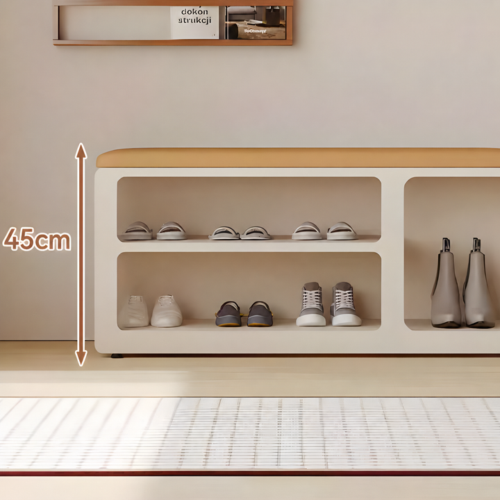 ELOMIR Minimalist Entryway Shoe Bench - Urban Mood Singapore