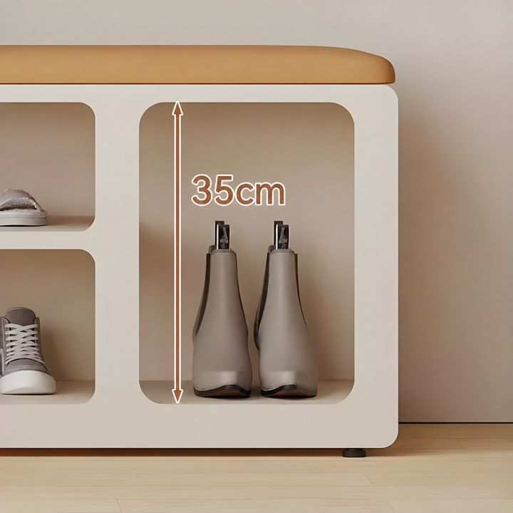ELOMIR Minimalist Entryway Shoe Bench - Urban Mood Singapore