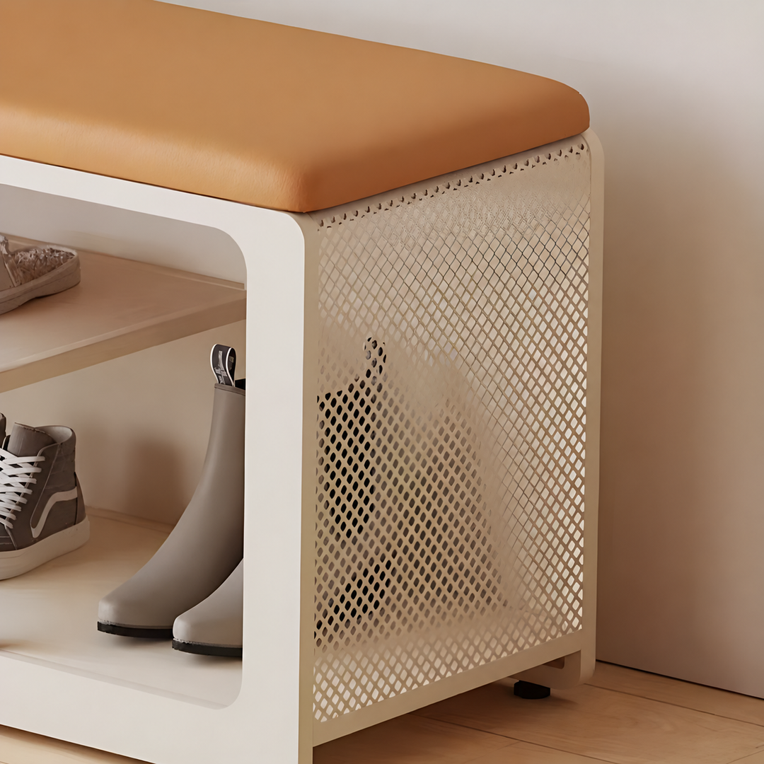 ELOMIR Minimalist Entryway Shoe Bench - Urban Mood Singapore