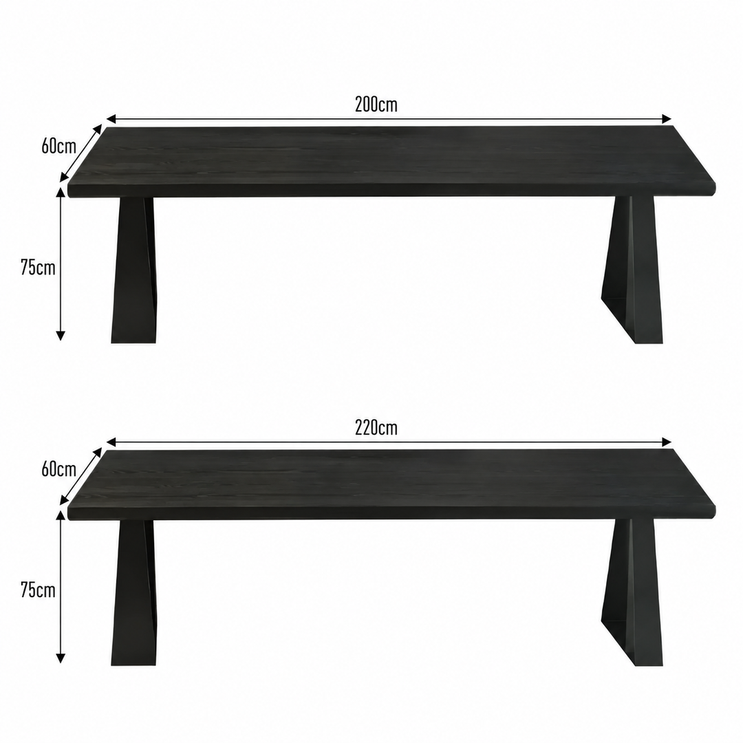 HAVELLO Modern Solid Wood Study Table - Urban Mood Singapore