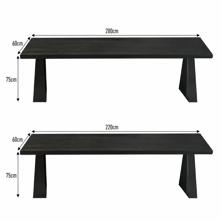 HAVELLO Modern Solid Wood Study Table - Urban Mood Singapore