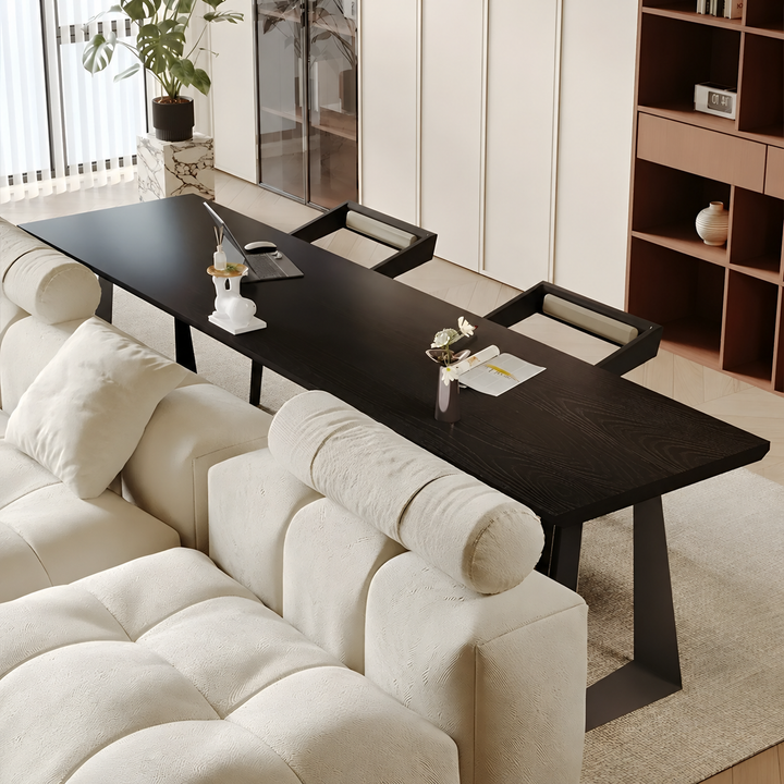 HAVELLO Modern Solid Wood Study Table - Urban Mood Singapore